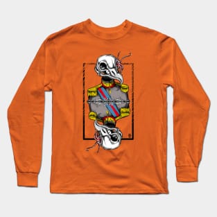 General Bird Skull Long Sleeve T-Shirt